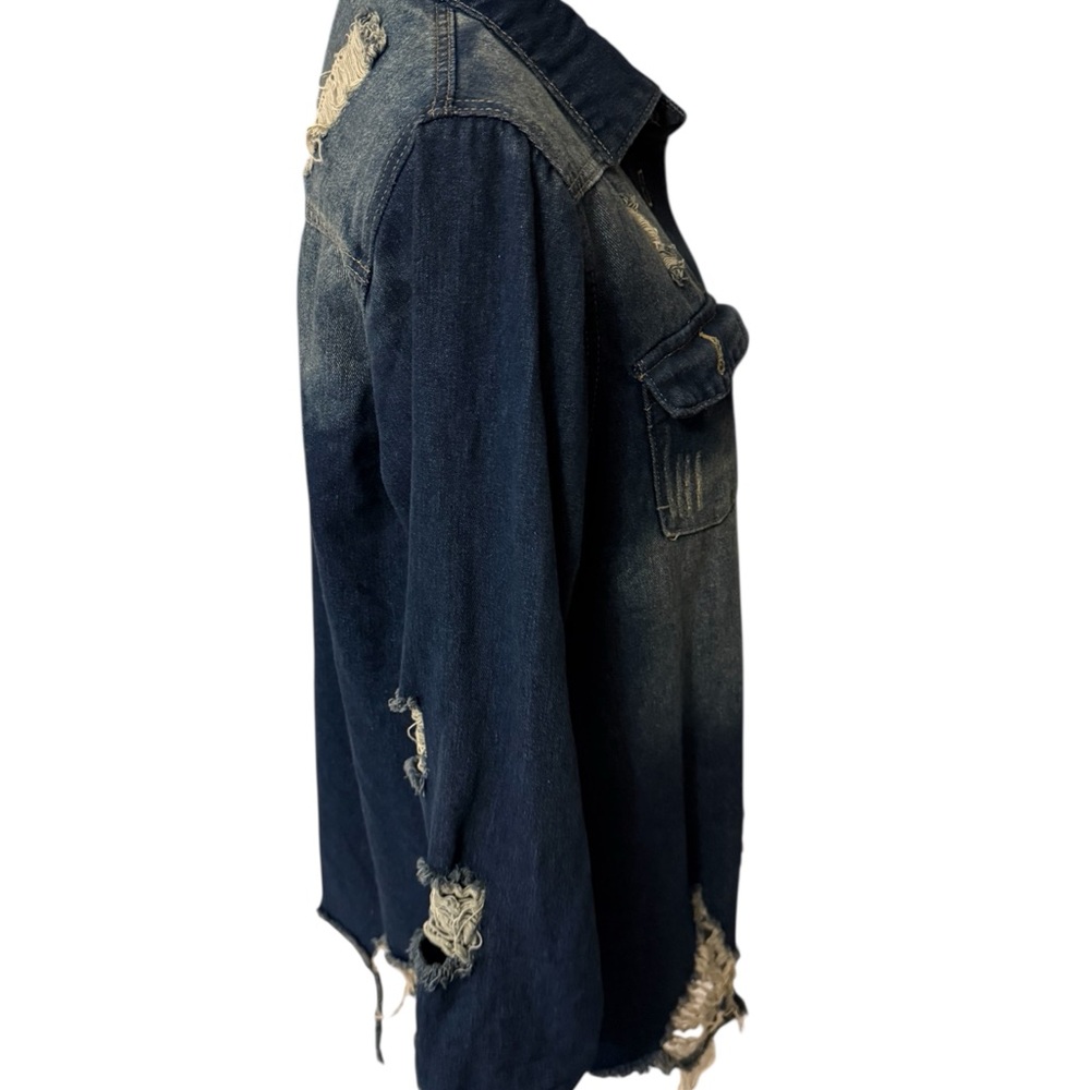 SHEIN JEAN JACKET - Picture 4 of 6